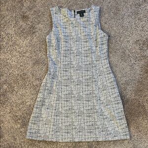 Tahari Gray Sleeveless Dress